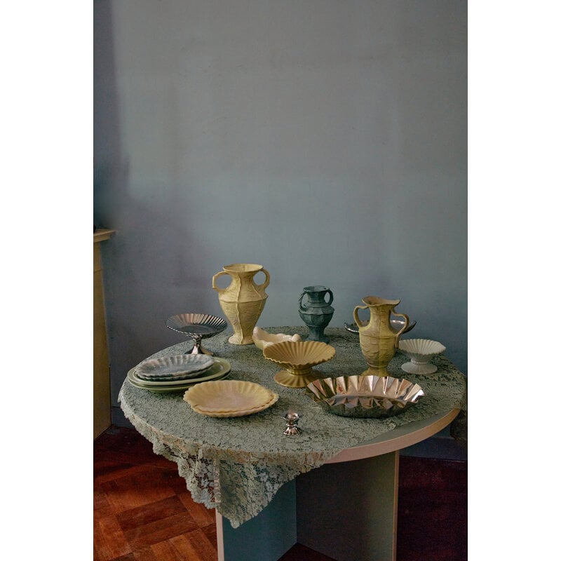 HKLIVING-collectie Eettafel pale green round 130cm