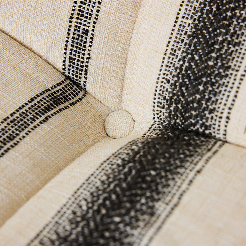 HKLIVING-collectie Lazy lounge chair outdoor chalkstripe