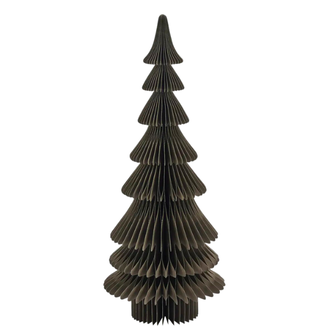 Madam Stoltz Staande papieren kerstboom Greige