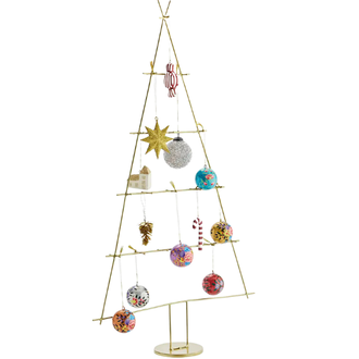 Madam Stoltz Metalen kerstboom standaard 90 cm