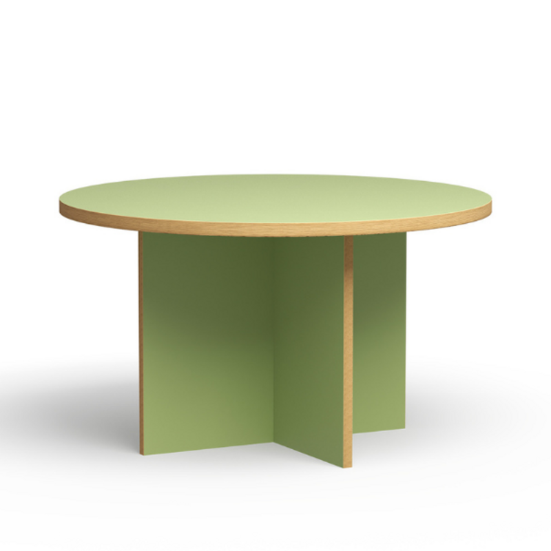 HKLIVING-collectie Eettafel pistachio round 130cm