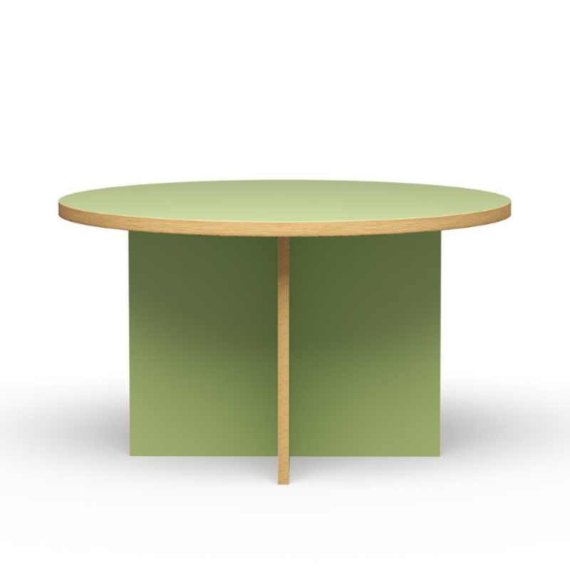 HKLIVING-collectie Eettafel pistachio round 130cm
