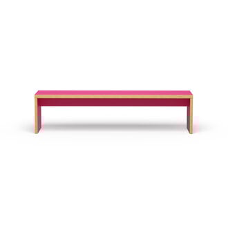 HKLIVING Bank raspberry 180cm
