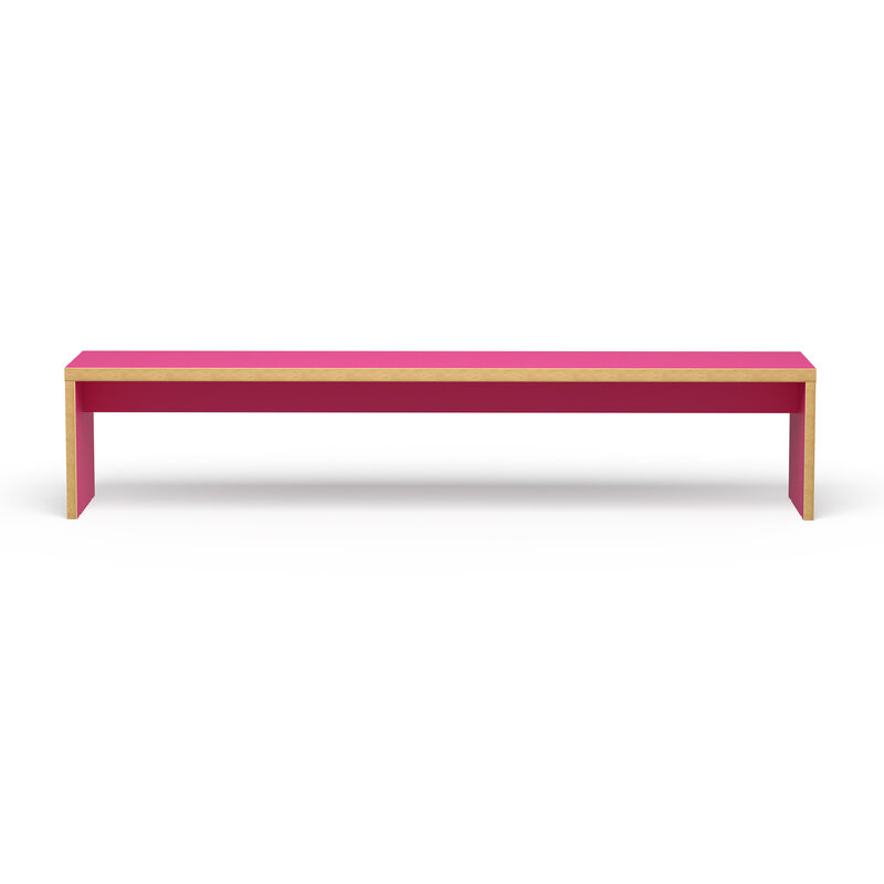 HKLIVING-collectie Bench, raspberry, 220cm