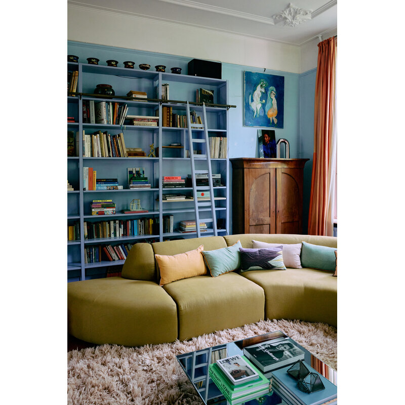HKLIVING-collectie Kussen watercolours (50x30cm)