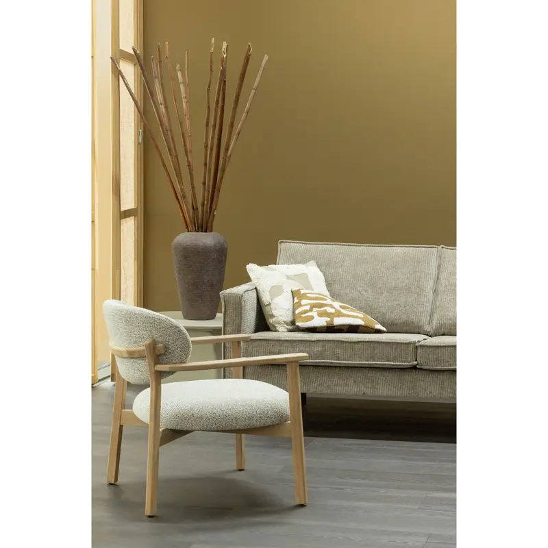WOOOD-collectie Tablo Salontafel 60 Cm Eiken Dakargrau [Fsc]