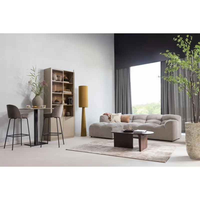 WOOOD-collectie Lovi Vloerkleed Polyester/Katoen Taupe 170X240Cm