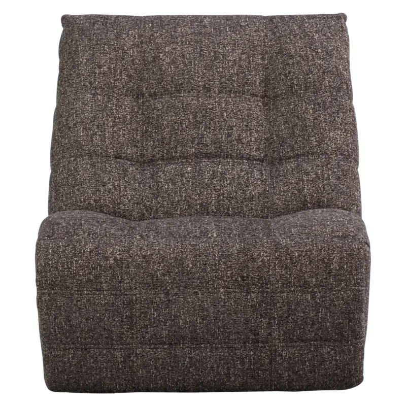 WOOOD-collectie Hein Relaxfauteuil Elektrisch Melange Antraciet/Bruin