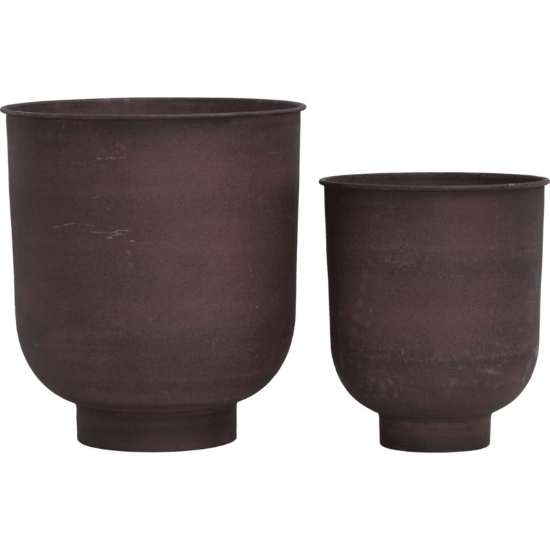 House Doctor-collectie Bloempot Vig Verbrande henna