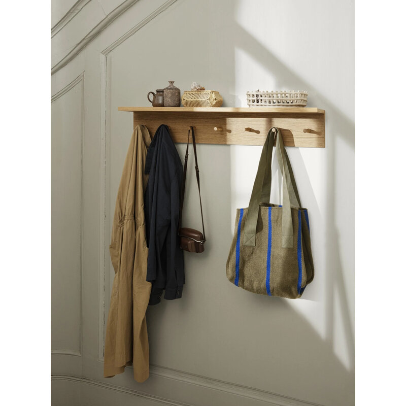 ferm LIVING-collectie Kapstok Place Rack eiken hout - L -