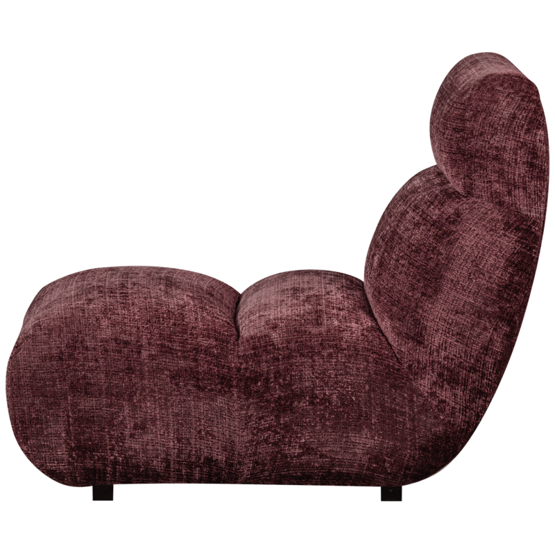 WOOOD-collectie Observe fauteuil Aubergine