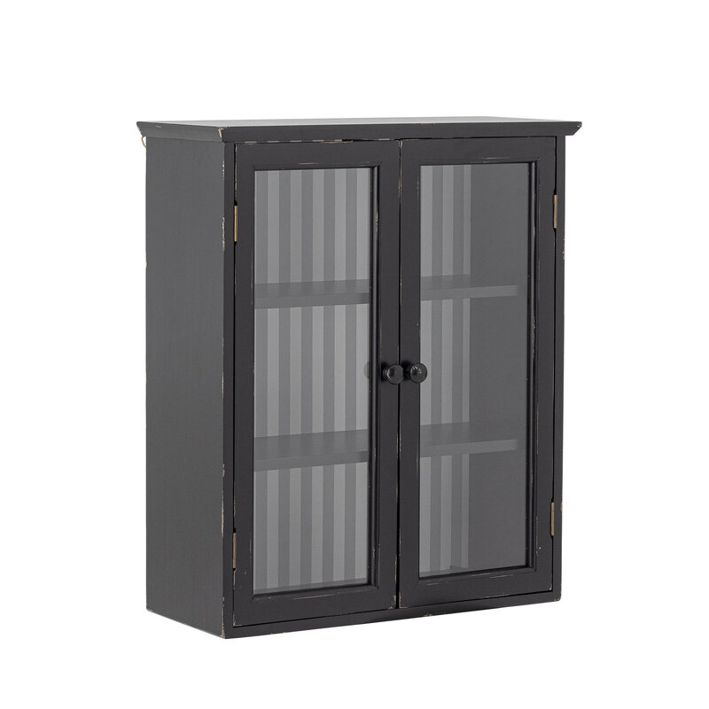 Bloomingville-collectie Hazem Cabinet, Black, Firwood
