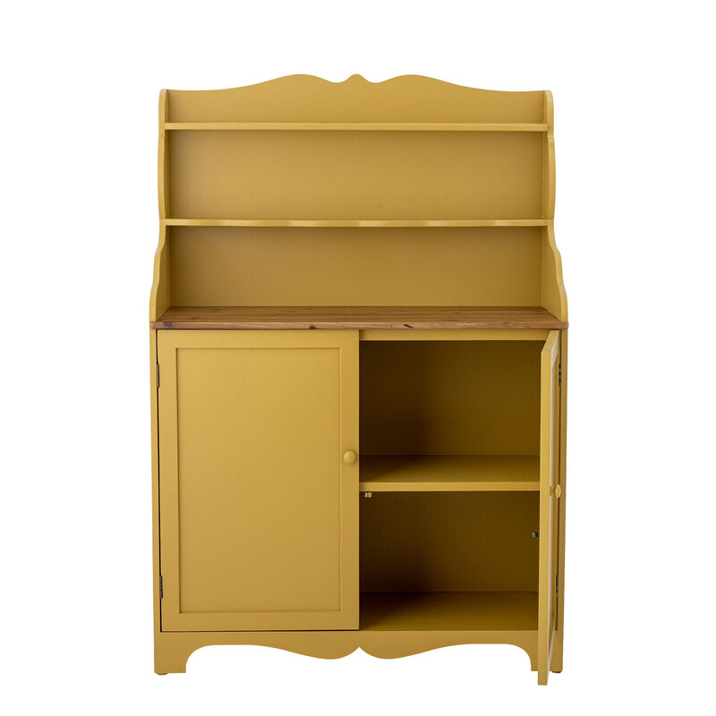 Bloomingville-collectie Libby Cabinet, Yellow, Pine