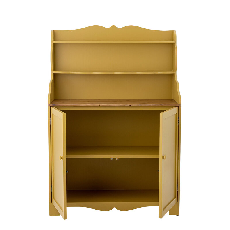 Bloomingville-collectie Libby Cabinet, Yellow, Pine