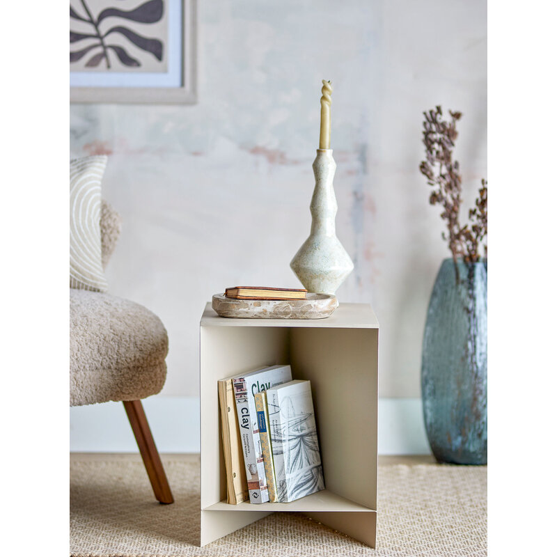 Bloomingville-collectie Tasha bijzettafel naturel metaal