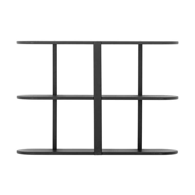 Bloomingville-collectie Vicente plank zwart MDF