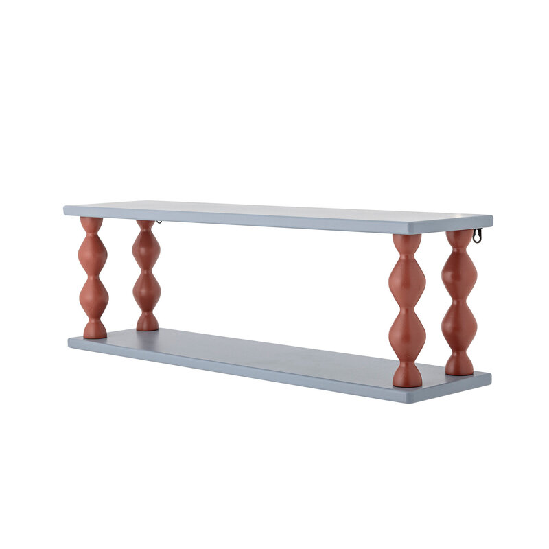 Bloomingville-collectie Bibiola plank blauw MDF