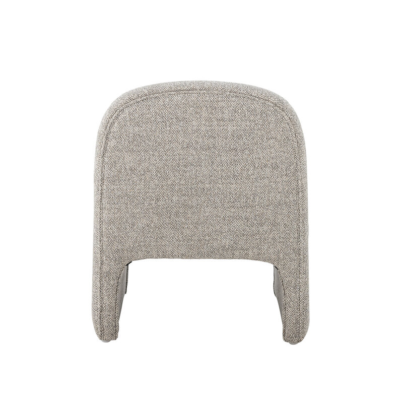 Bloomingville-collectie Neel ministoel grijs polyester