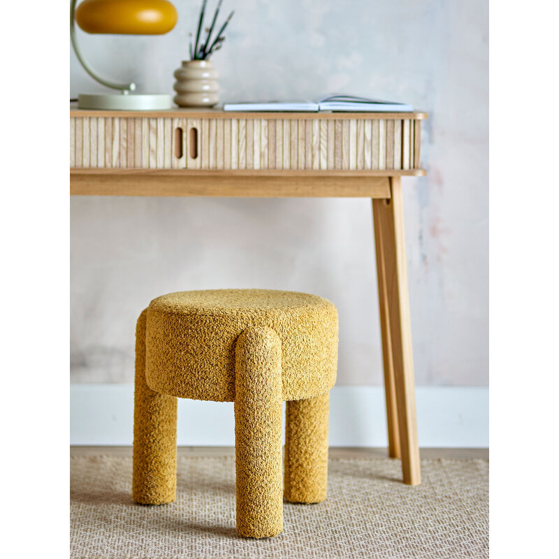 Bloomingville-collectie Bruno kruk geel polyester