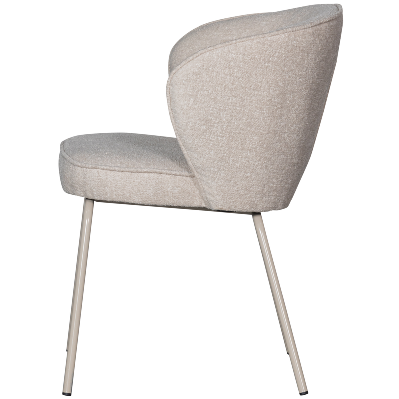 WOOOD-collectie Admit Eetkamerstoel Geweven Stof Pebble (Set Of 2)