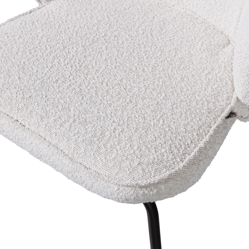 WOOOD-collectie Admit Eetkamerstoel Boucle Naturel (Set Of 2)