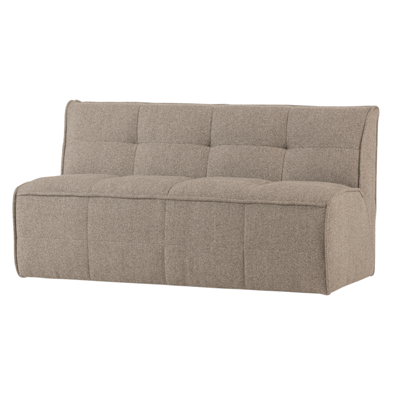 vtwonen-collectie Cluster Eetbankje Met Rugleuning Boucle Khaki Bruin