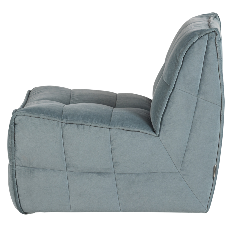 vtwonen-collectie Cluster 1-Seater Element Velvet Turquoise Blue
