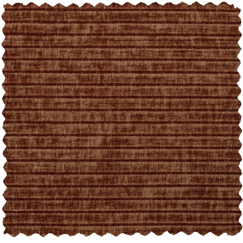 WOOOD-collectie Rodeo Daybed Links Ribstof Roestbruin