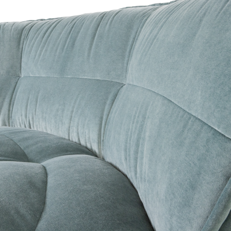 vtwonen-collectie Cluster Hoekelement Velvet Turquoise Blauw