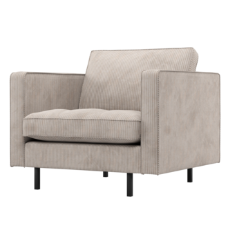 WOOOD Rodeo Classic Fauteuil Ribstof Ecru