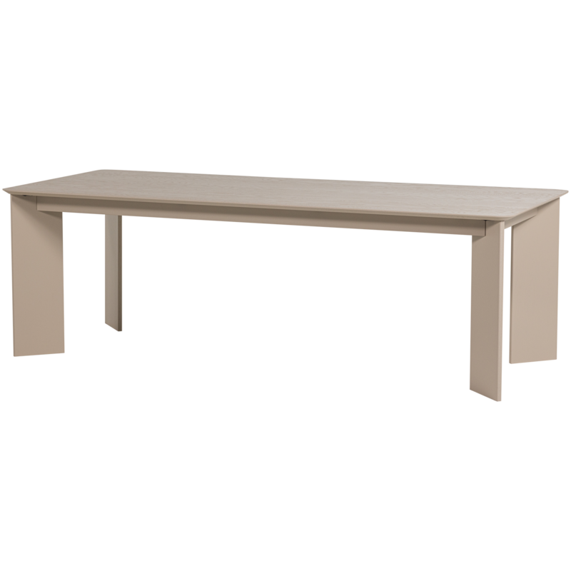 WOOOD-collectie Tablo Dining Table Rounded Dl 240X100 Cm Dakargrau [Fsc]