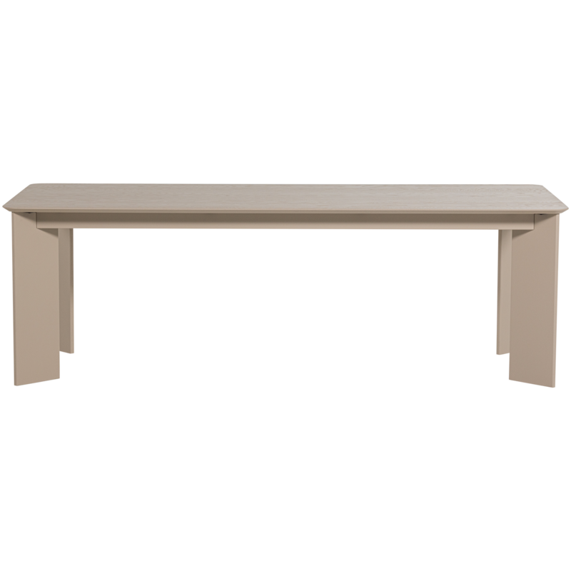 WOOOD-collectie Tablo Dining Table Rounded Dl 240X100 Cm Dakargrau [Fsc]