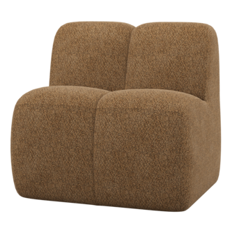 WOOOD Mojo Eetbankje 84 Cm Met Rugleuning Wollig Honinggeel