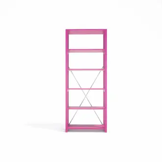 Lundia Original Boekenkast hot pink 208,7x84,2x30,5 cm