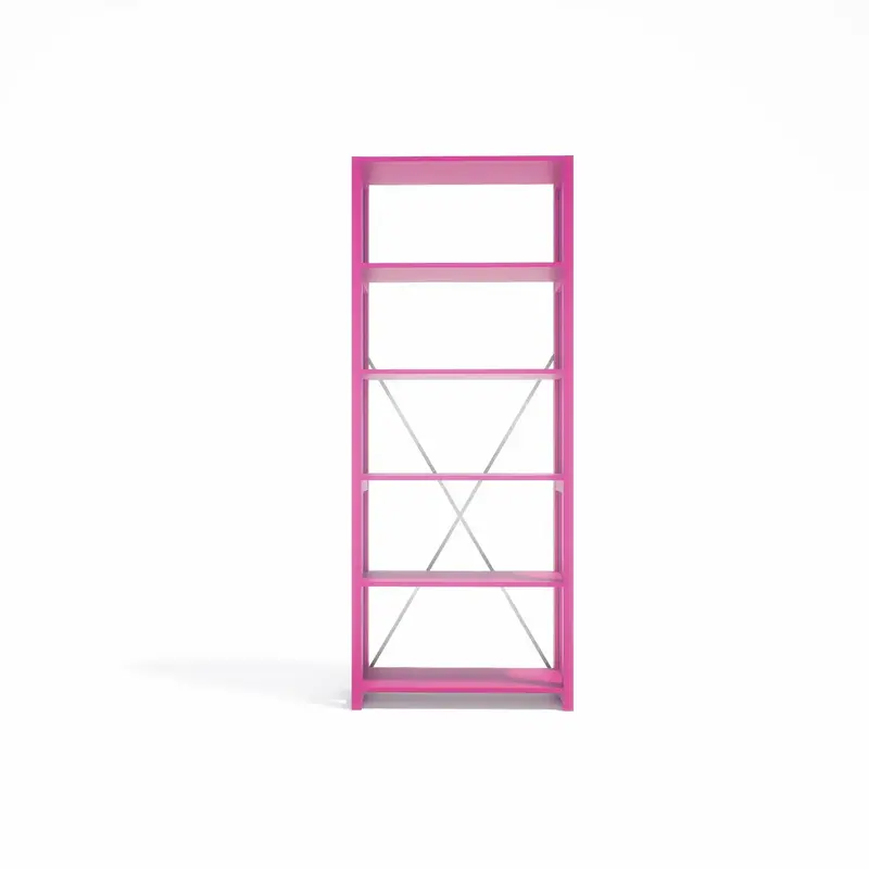 Lundia Original-collectie Boekenkast hot pink 208,7x84,2x30,5 cm