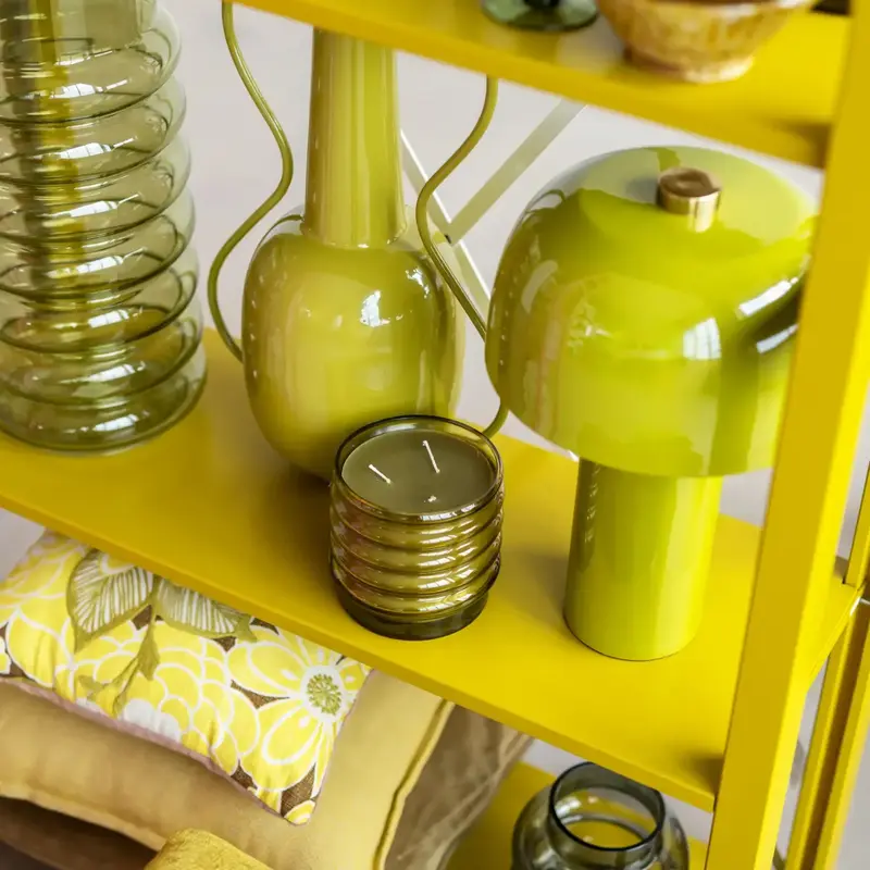 Lundia Original-collectie Boekenkast mustard green 208,7x84,2x30,5 cm