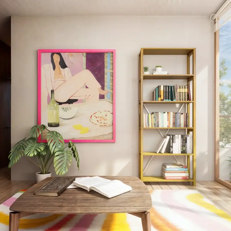 Lundia Original-collectie Boekenkast mustard green 208,7x84,2x30,5 cm