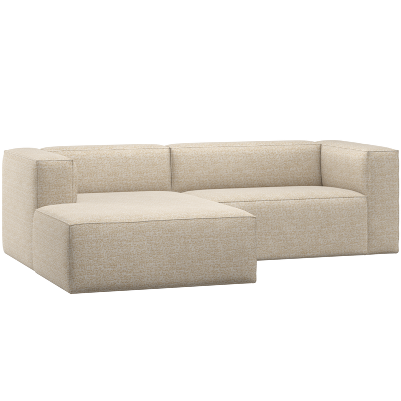 WOOOD-collectie Bean Chaise Longue Bank Links Beige Melange