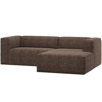 WOOOD Bean Chaise Longue Bank Rechts Bruin Melange