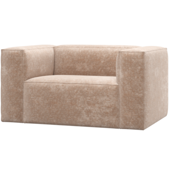 WOOOD Bean Fauteuil Chenille Velvet Naturel