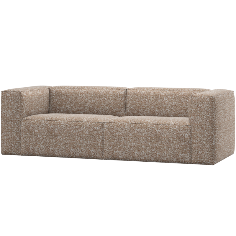 WOOOD-collectie Bean 3,5-Zits Bank Lichtbruin Melange