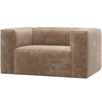 WOOOD Bean Fauteuil Chenille Velvet Taupe