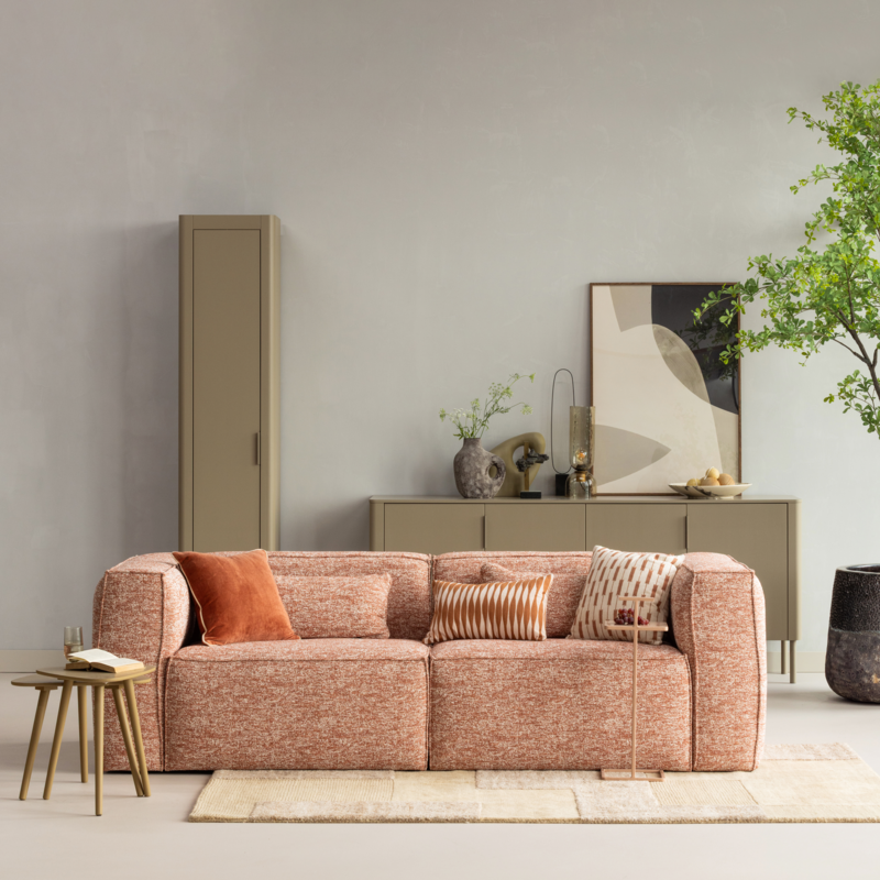WOOOD-collectie Bean Chaise Longue Bank Links Terra Melange