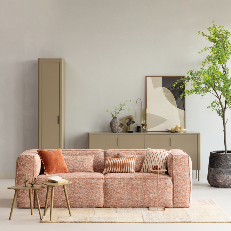 WOOOD-collectie Bean Chaise Longue Bank Links Terra Melange