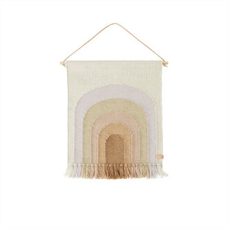 OYOY MINI Tapestry Follow The Rainbow Mini Lavender - Copy