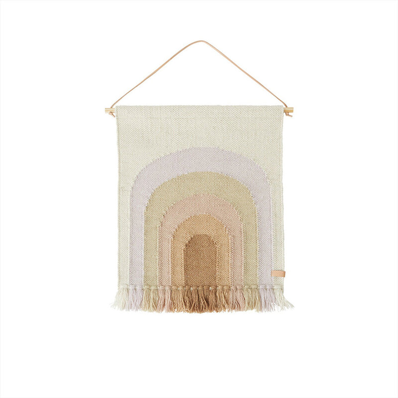 OYOY MINI Tapestry Follow The Rainbow Mini Lavender - Copy
