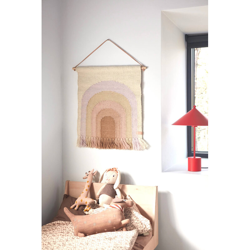 OYOY MINI Tapestry Follow The Rainbow Mini Lavender - Copy