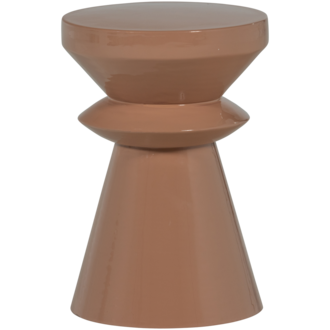 WOOOD FEDDE BIJZETTAFEL METAAL OUD ROZE - Copy