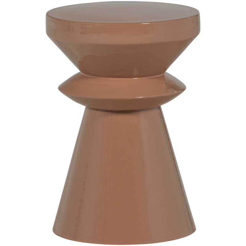 WOOOD-collectie FEDDE BIJZETTAFEL METAAL OUD ROZE - Copy