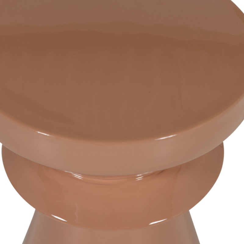 WOOOD-collectie FEDDE BIJZETTAFEL METAAL OUD ROZE - Copy